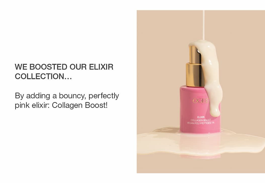 We Boosted Our Elixir Collection… By adding a bouncy, perfectly pink elixir: Collagen Boost!