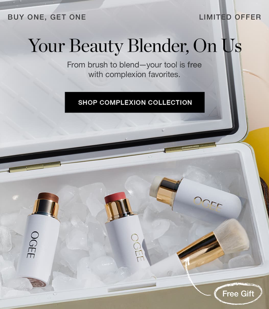 From brush to blend—your tool is free with complexion favorites.