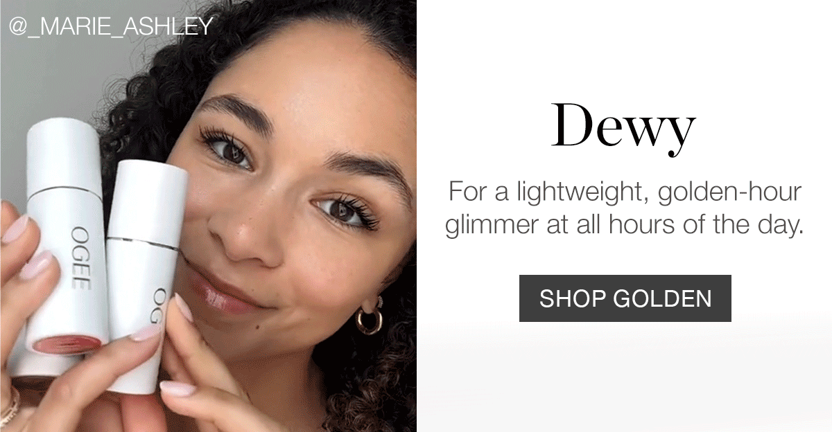 Dewy - For a lightweight, golden-hour glimmer at all hours of the day - Golden Contour Collection