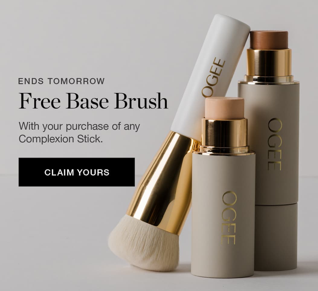 ENDS TOMORROW: Free Base Brush with your purchase of any Complexion Stick.