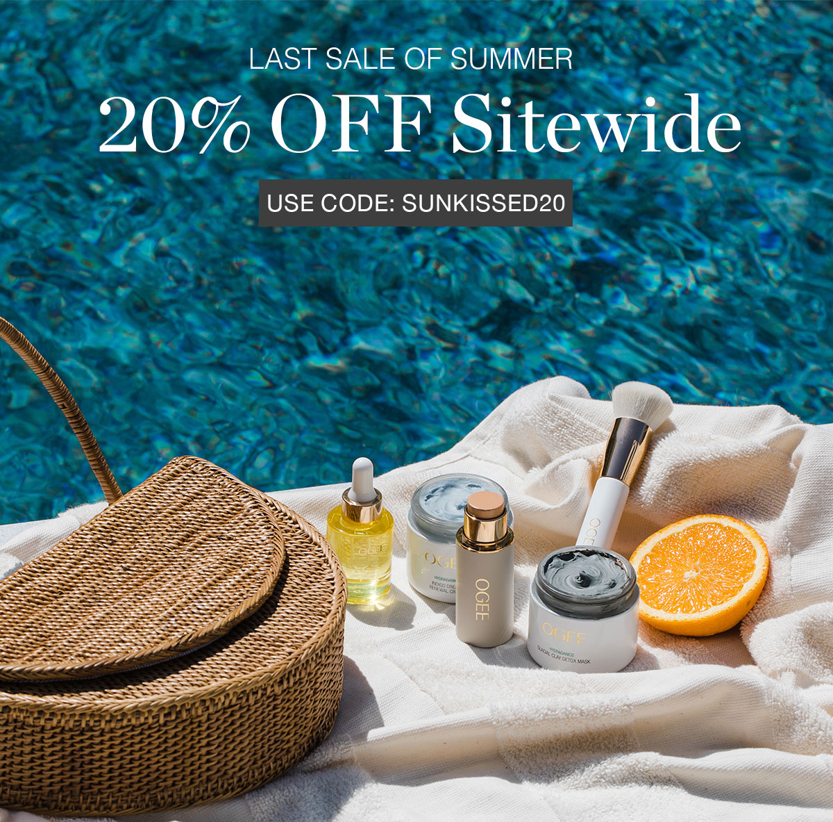 LAST SALE OF SUMMER - 20% OFF Sitewide - USE CODE: SUNKISSED20