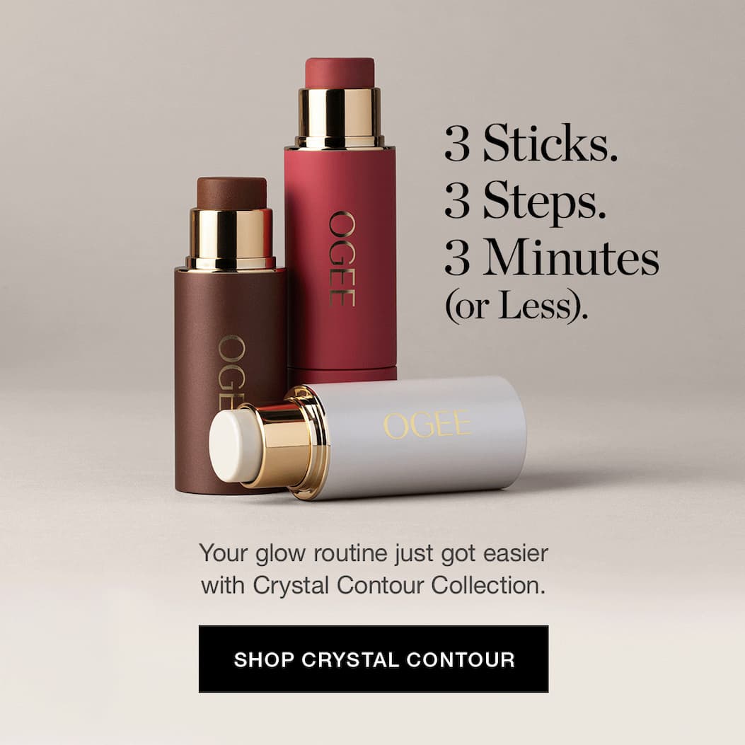 3 Sticks. 3 Steps. 3 Minutes (or Less).  Your glow routine just got easier with Crystal Contour Collection.