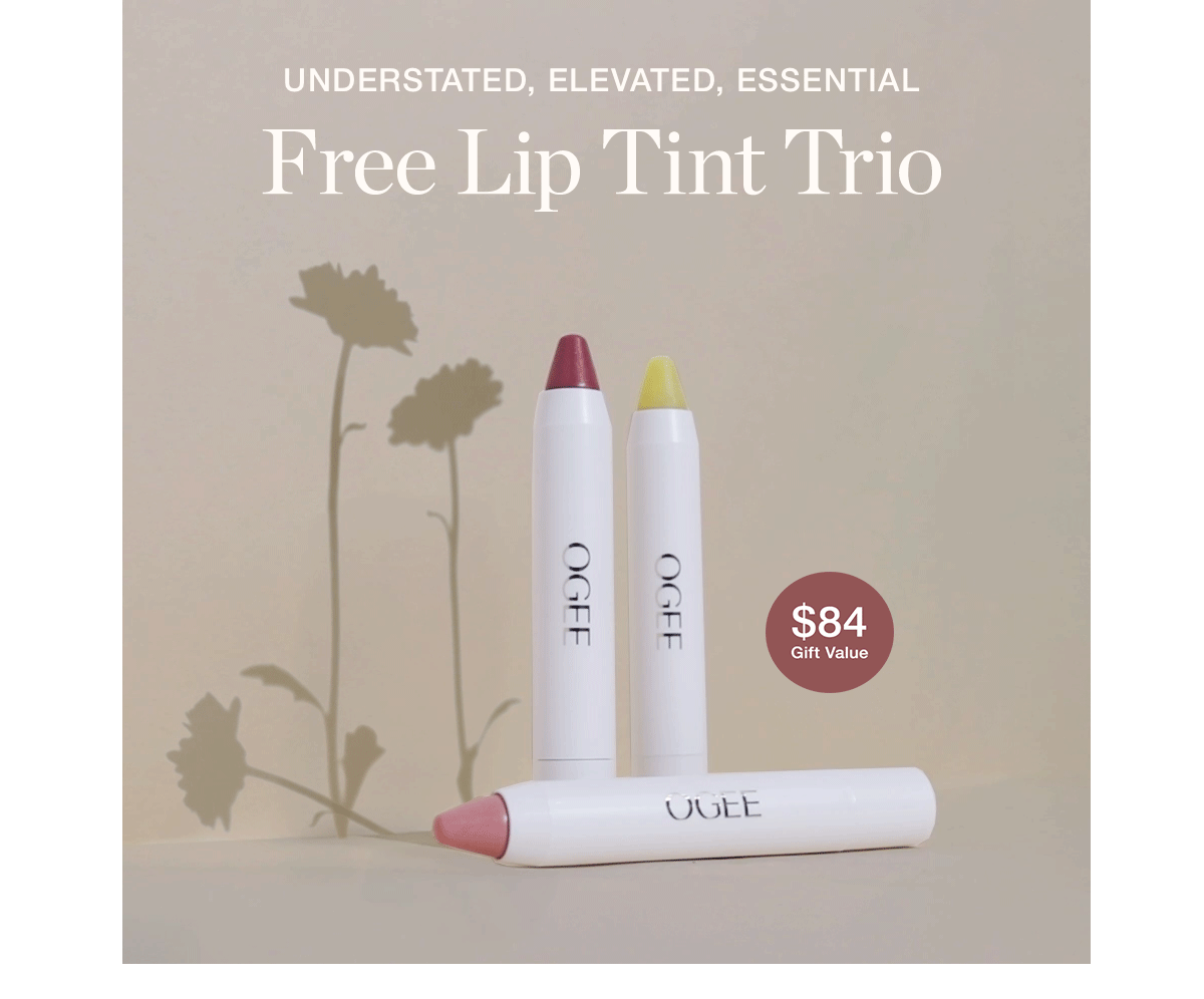 Free Lip Tint Trio ($84 Gift Value)