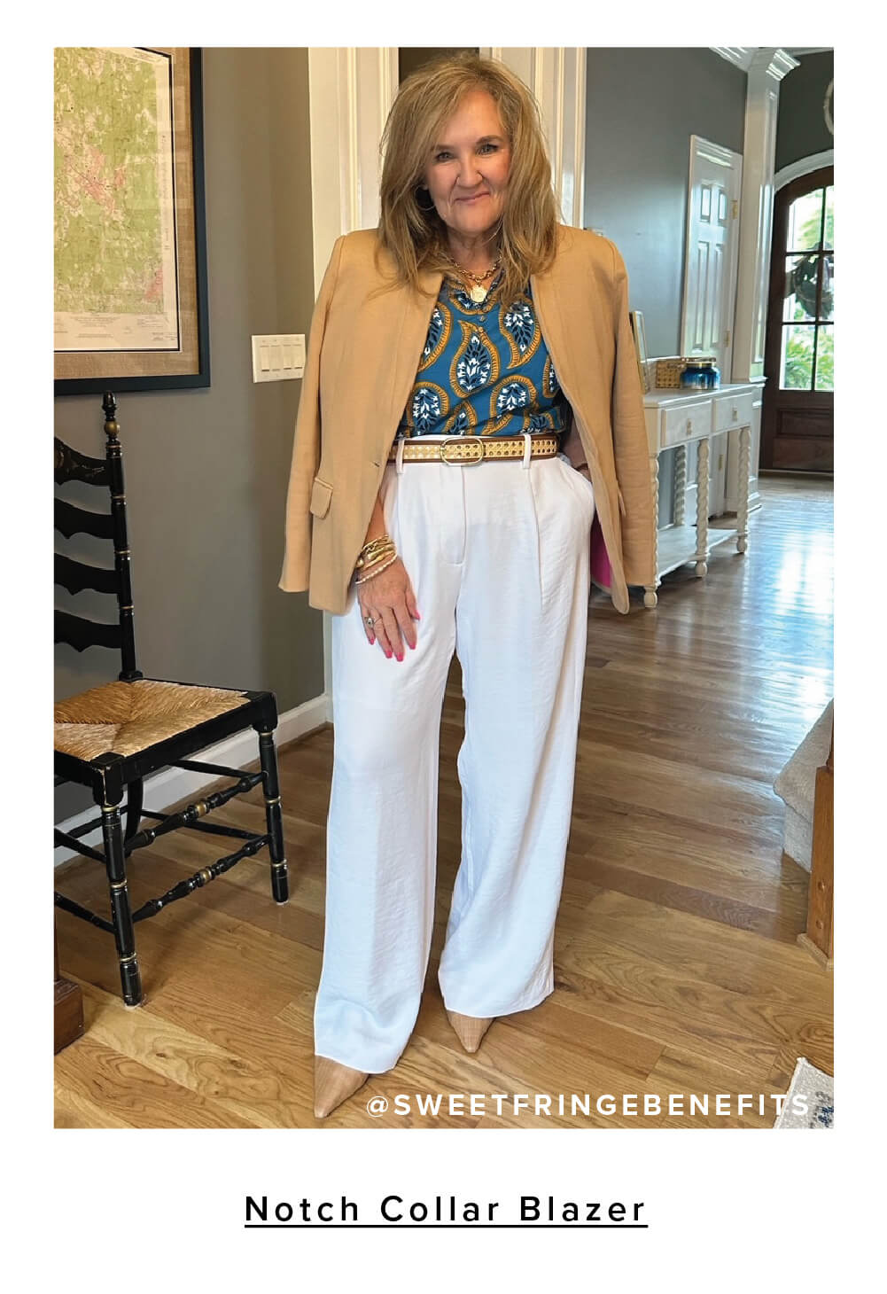 Notch Collar Blazer