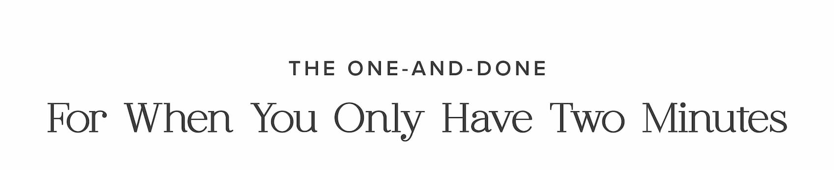 The one-and-done dresses