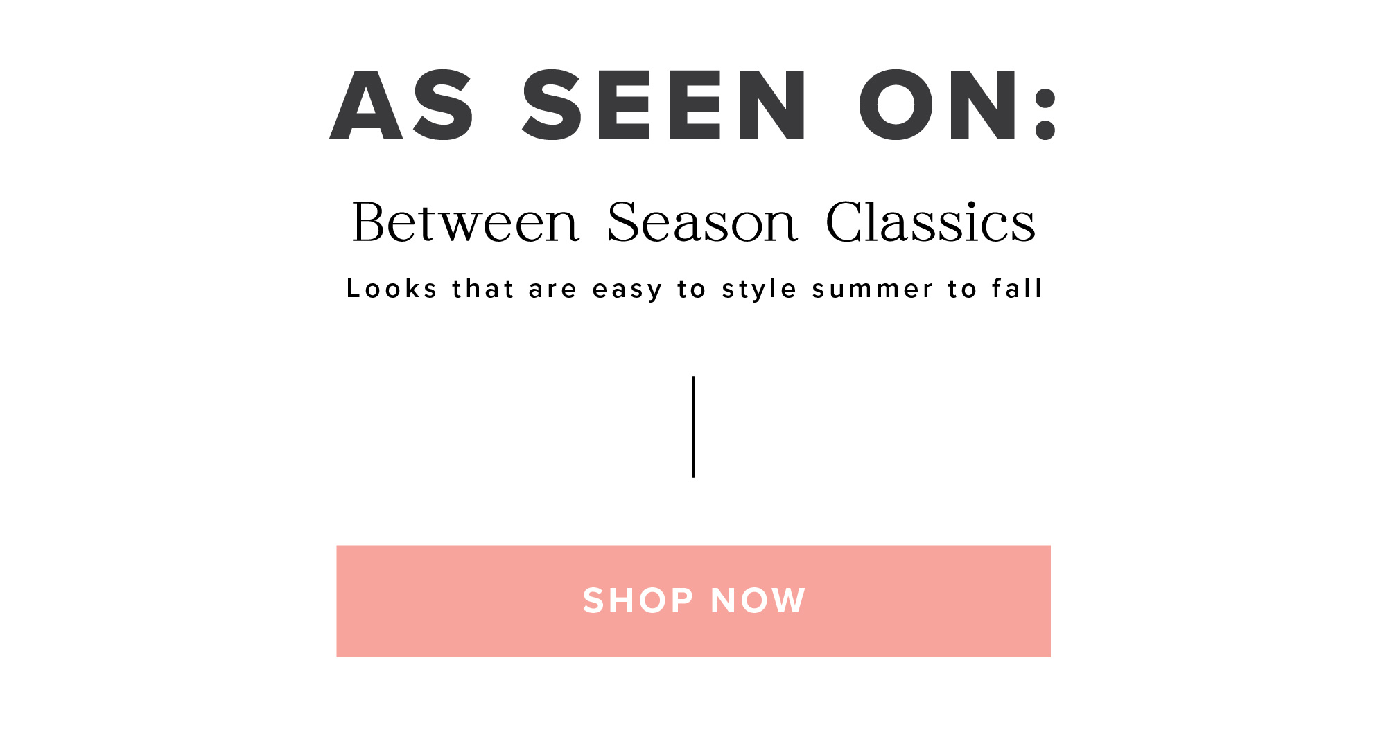 As seen on: between season classics