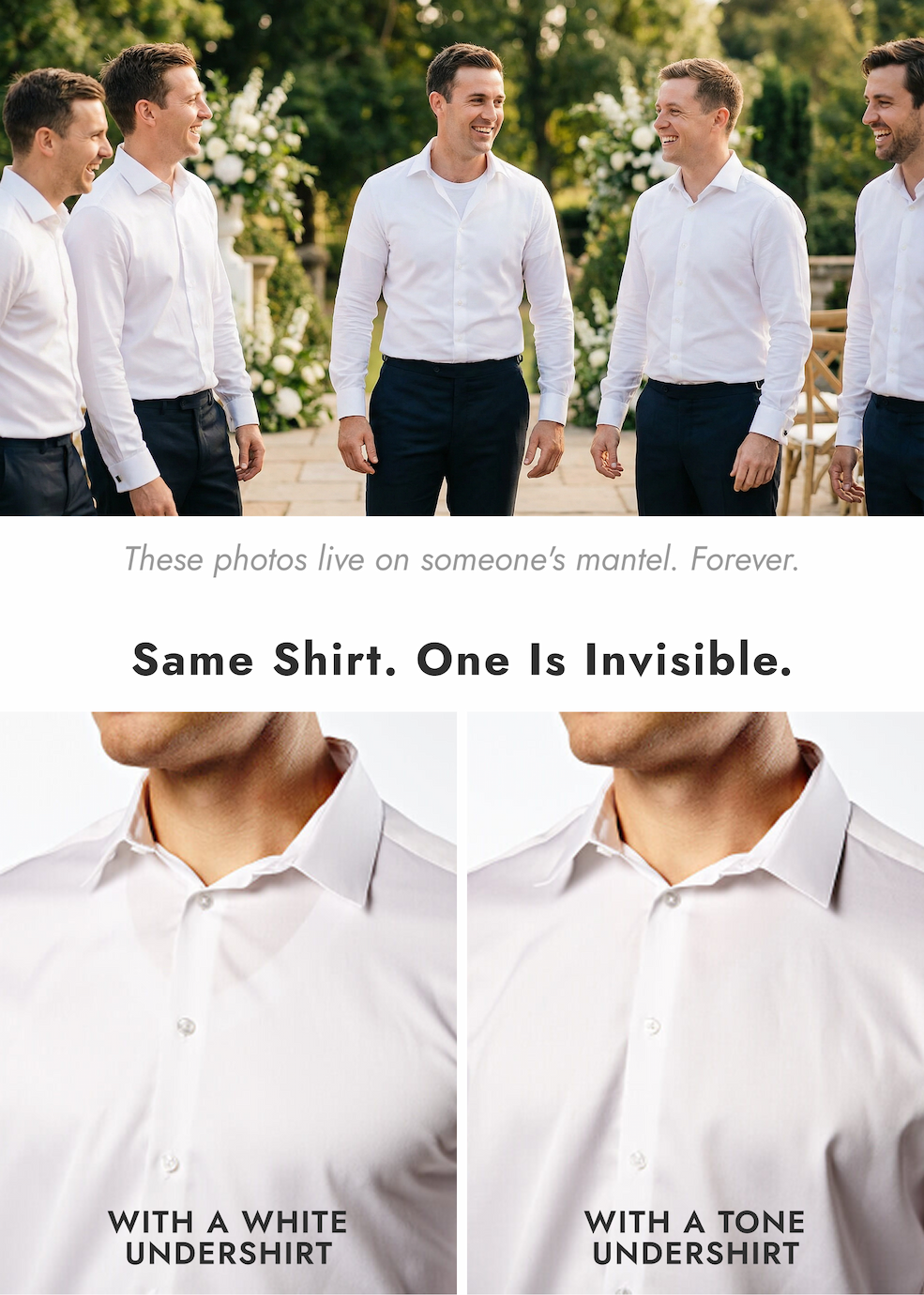 Same Shirt. One Is Invisible.