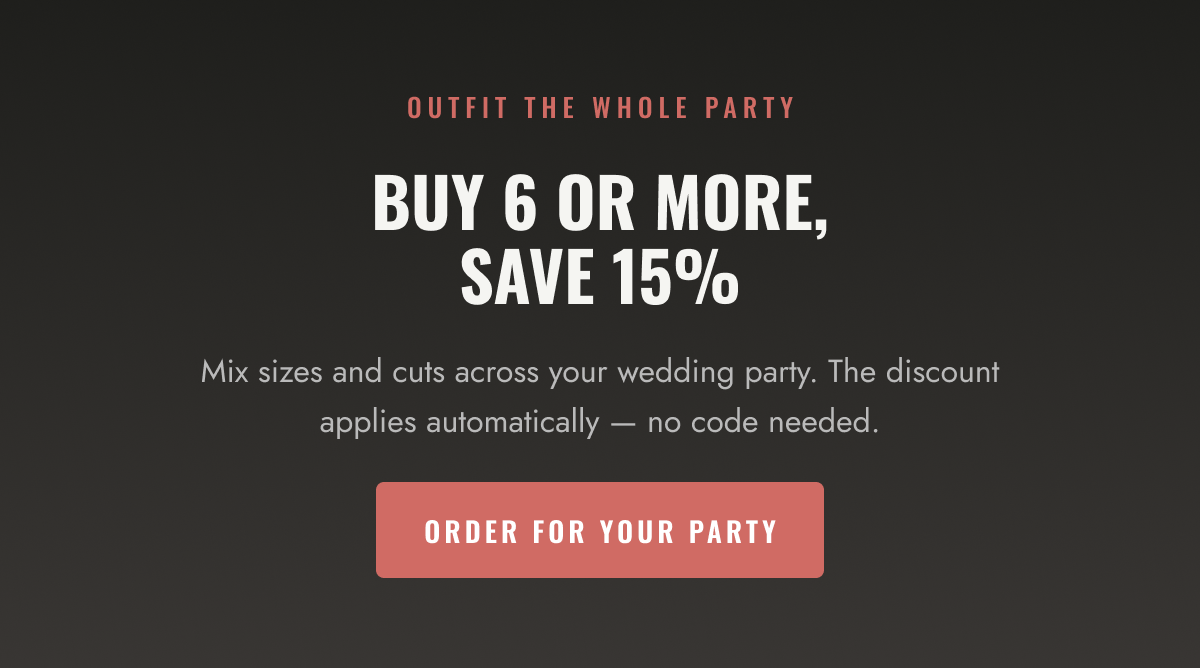 BUY 6 OR MORE, SAVE 15%