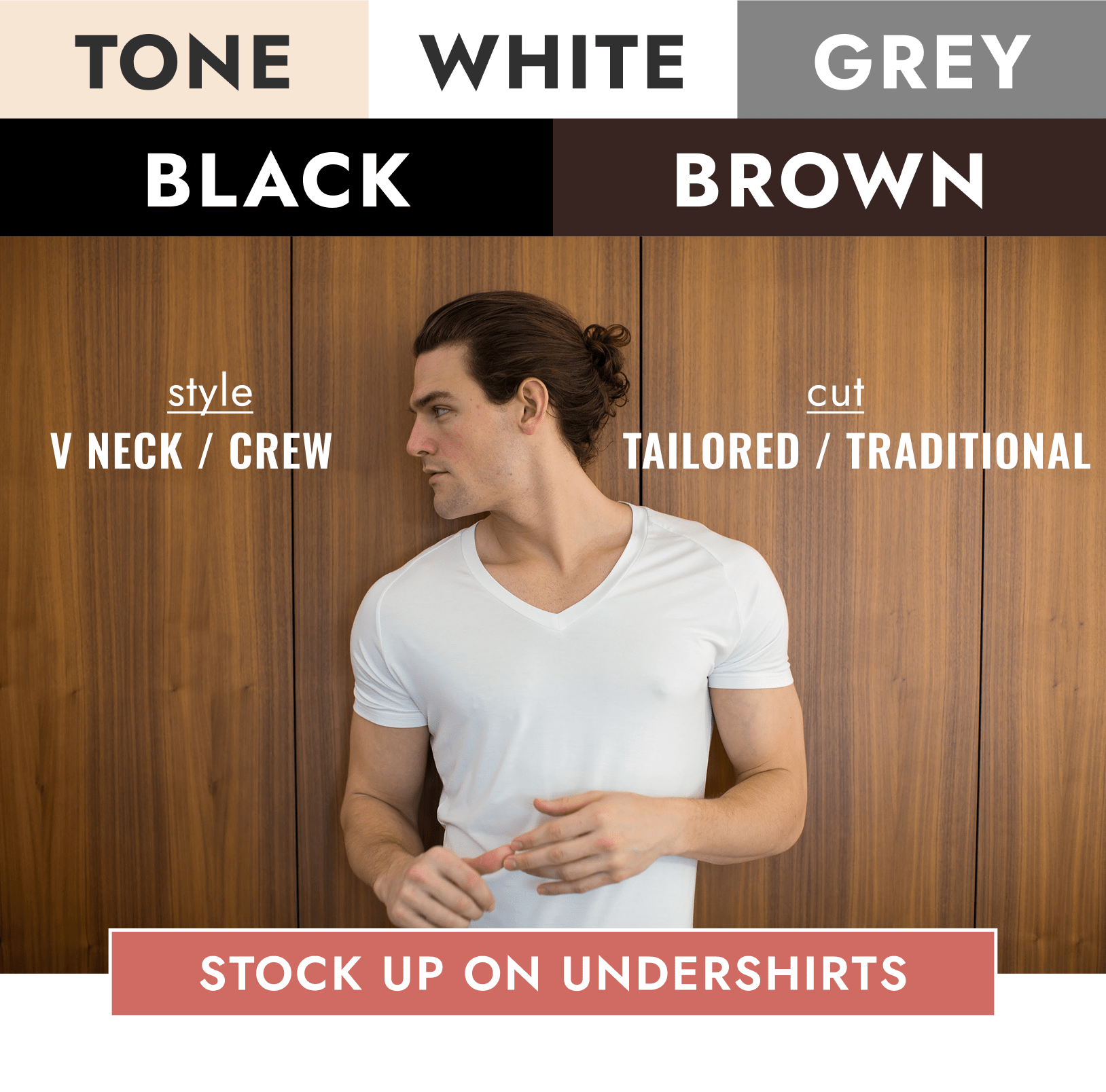 STOCK UP ON UNDERSHIRTS
