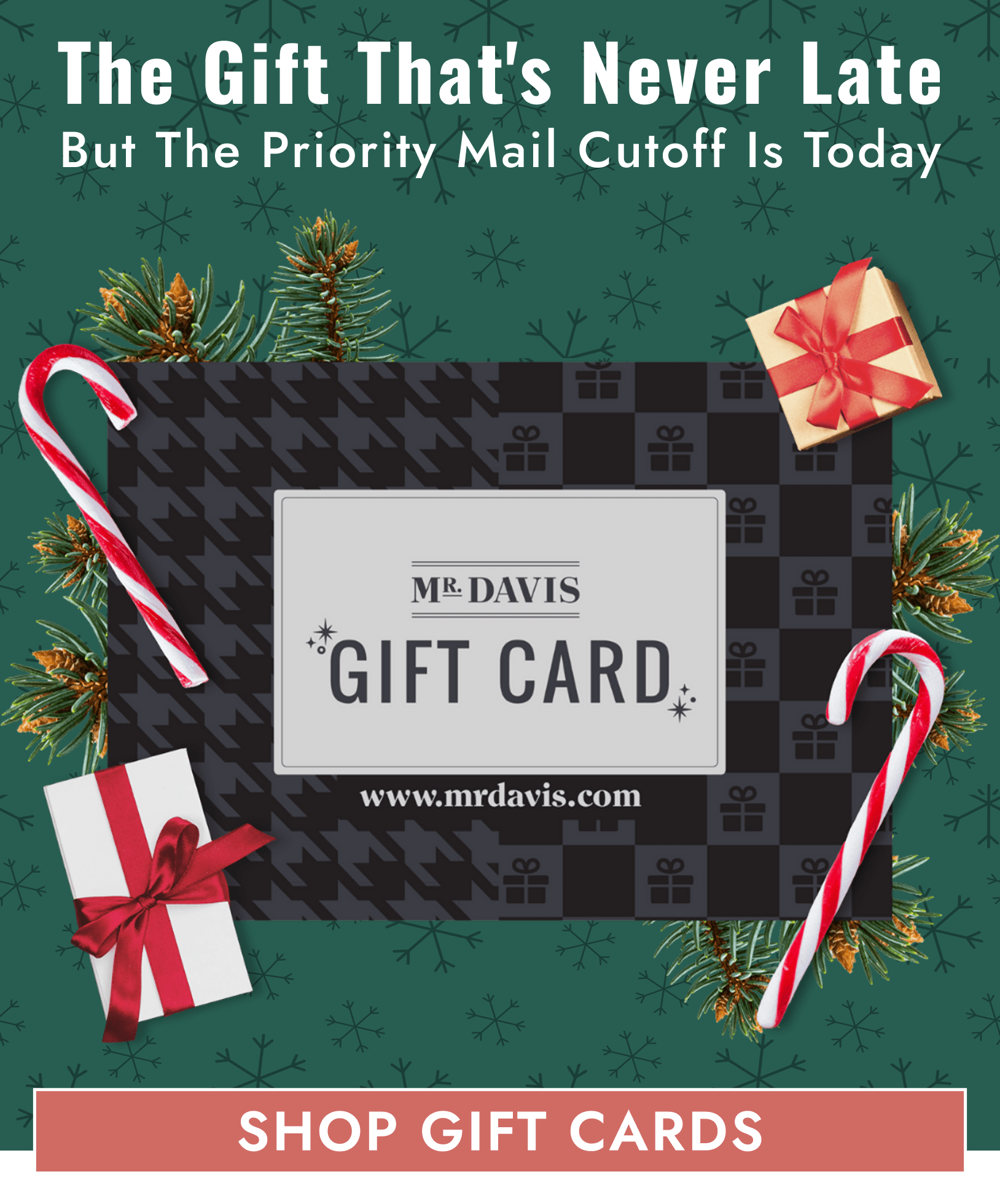 The Gift That's Never Late But The Priority Mail Cutoff Is Today