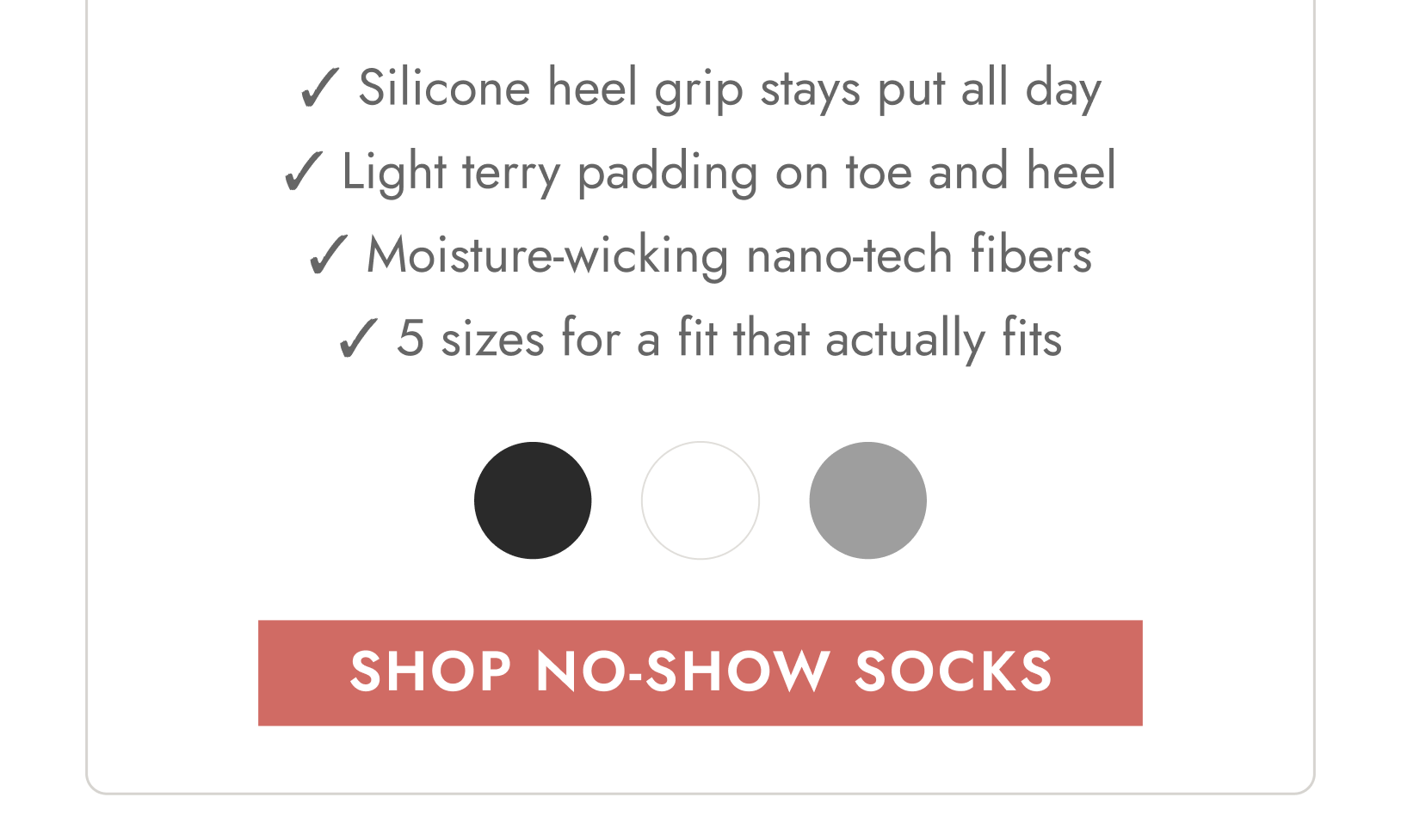SHOP NO-SHOW SOCKS