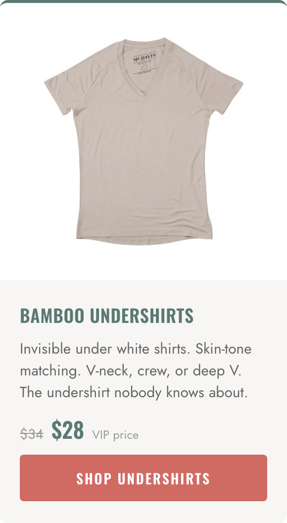 BAMBOO UNDERSHIRTS