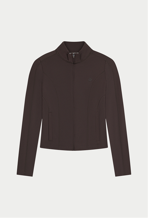 SCULPTING STRETCH ZIP UP JACKET