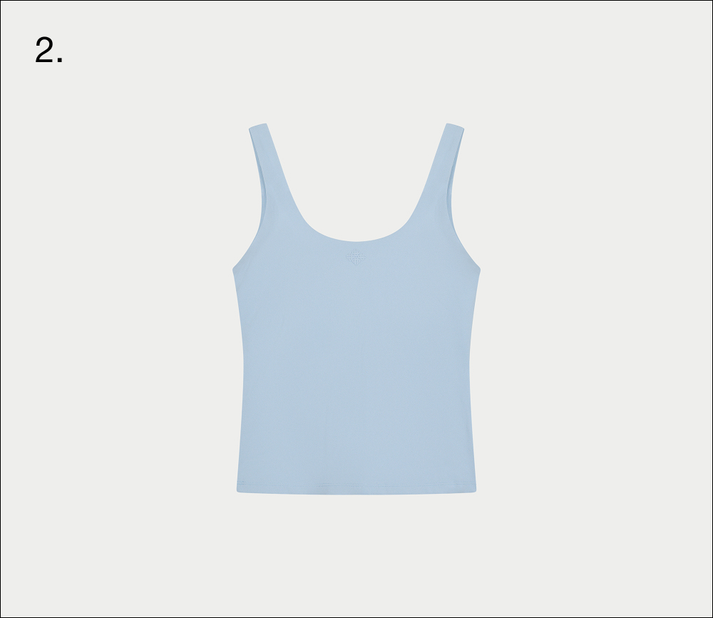 SCULPTING STRETCH SCOOP NECK SPORTS TOP