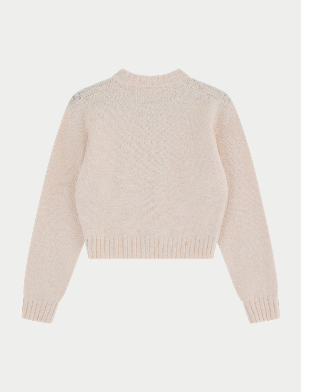 EMBLEM EMBROIDERED KNITTED CREW