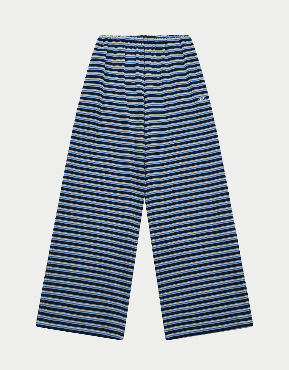 STRIPE BRUSHED COTTON TROUSERS