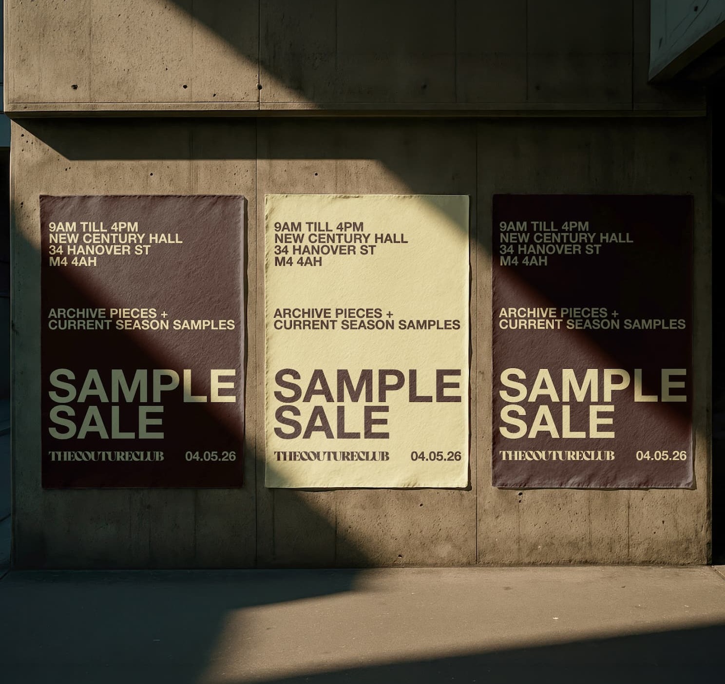 SAMPLE SALE