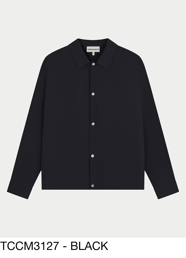 TEXTURED LONG SLEEVE SHIRT