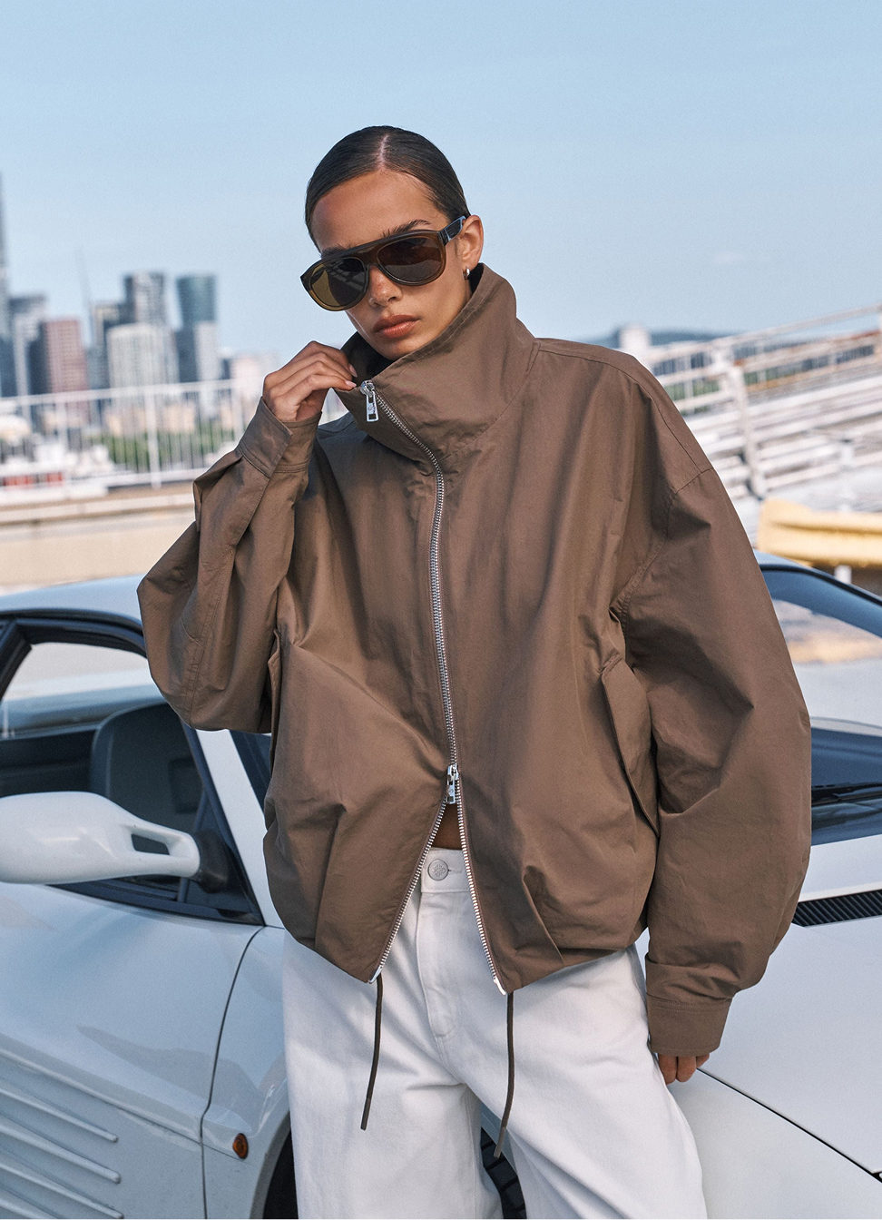 TECHNICAL FUNNEL NECK JACKET
