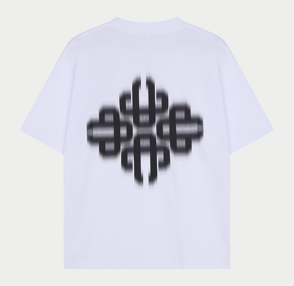 MOTION BLURRED EMBLEM T-SHIRT