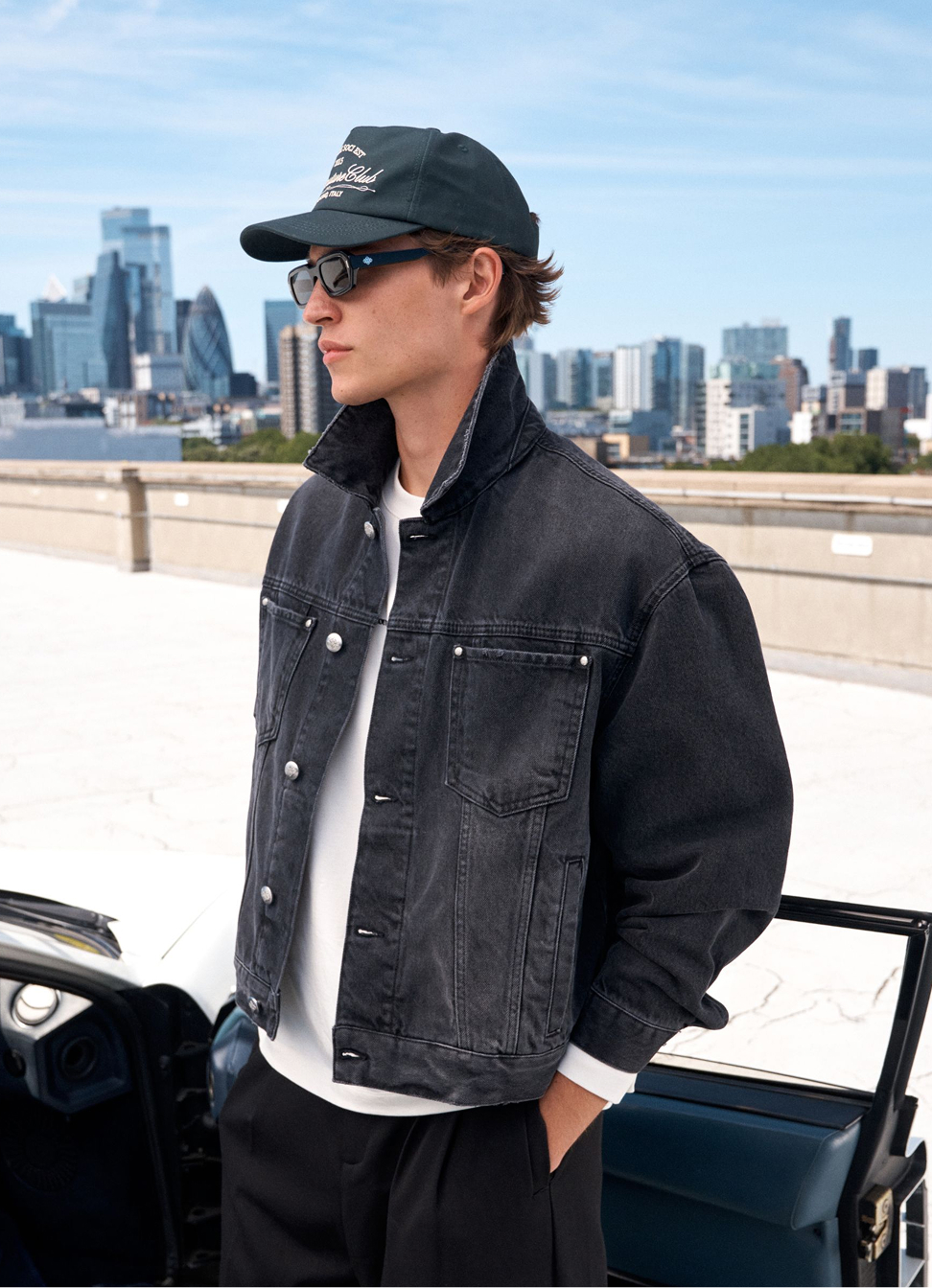 WASHED DENIM TRUCKER JACKET