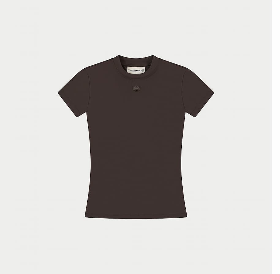 SCULPTING STRETCH EMBLEM BABY TEE