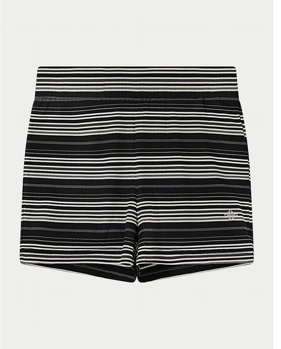 STRIPE MINI SHORTS