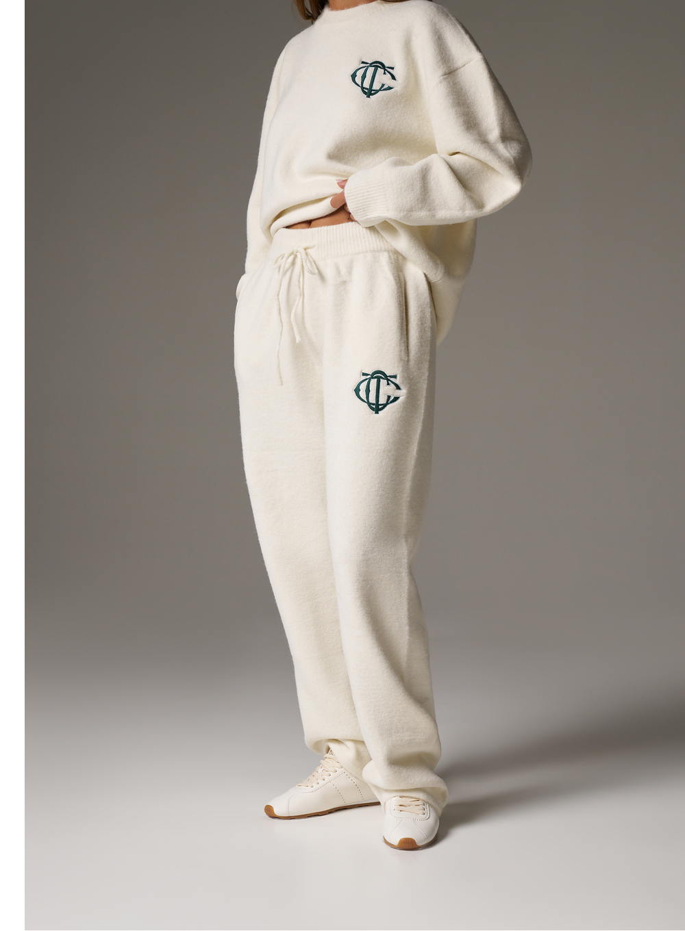 MONOGRAM KNITTED JOGGERS