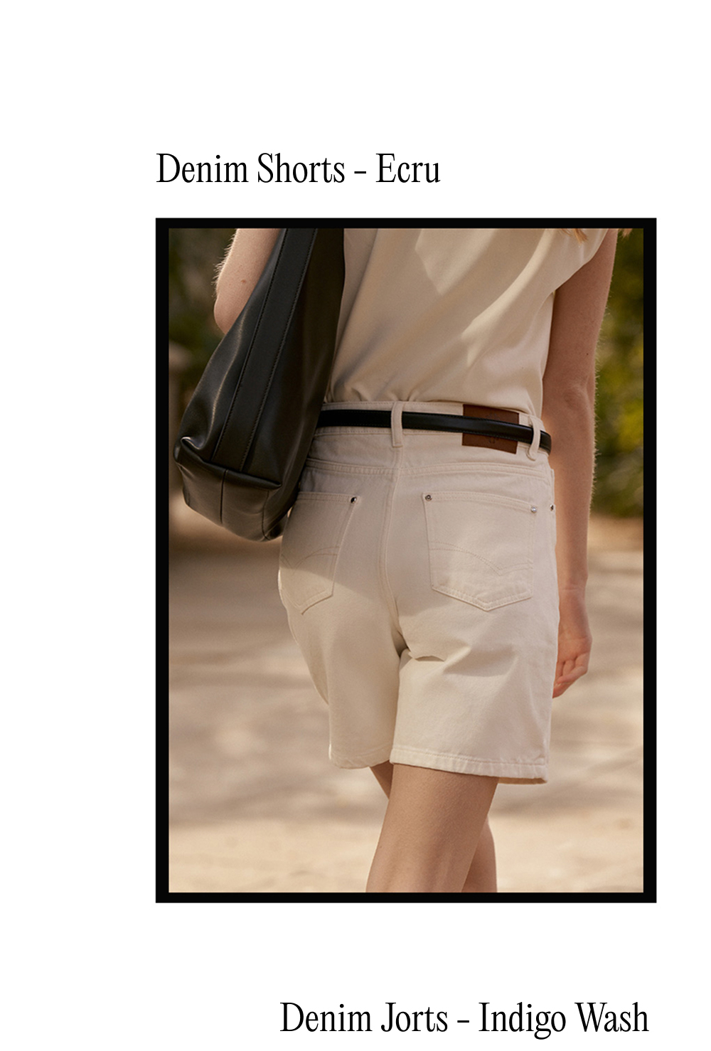 DENIM JORTS