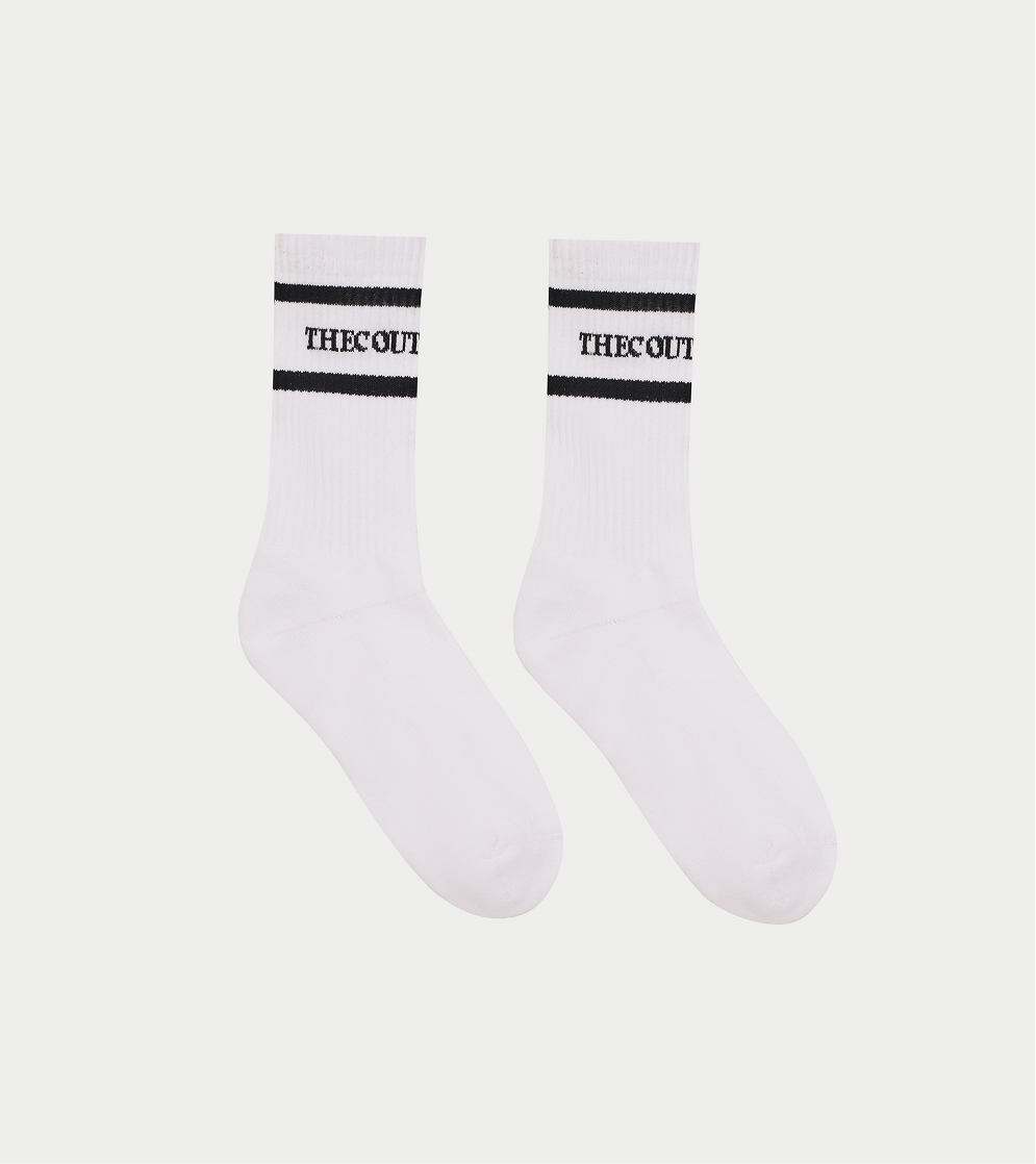 DOUBLE STRIPE COPYRIGHT SOCK