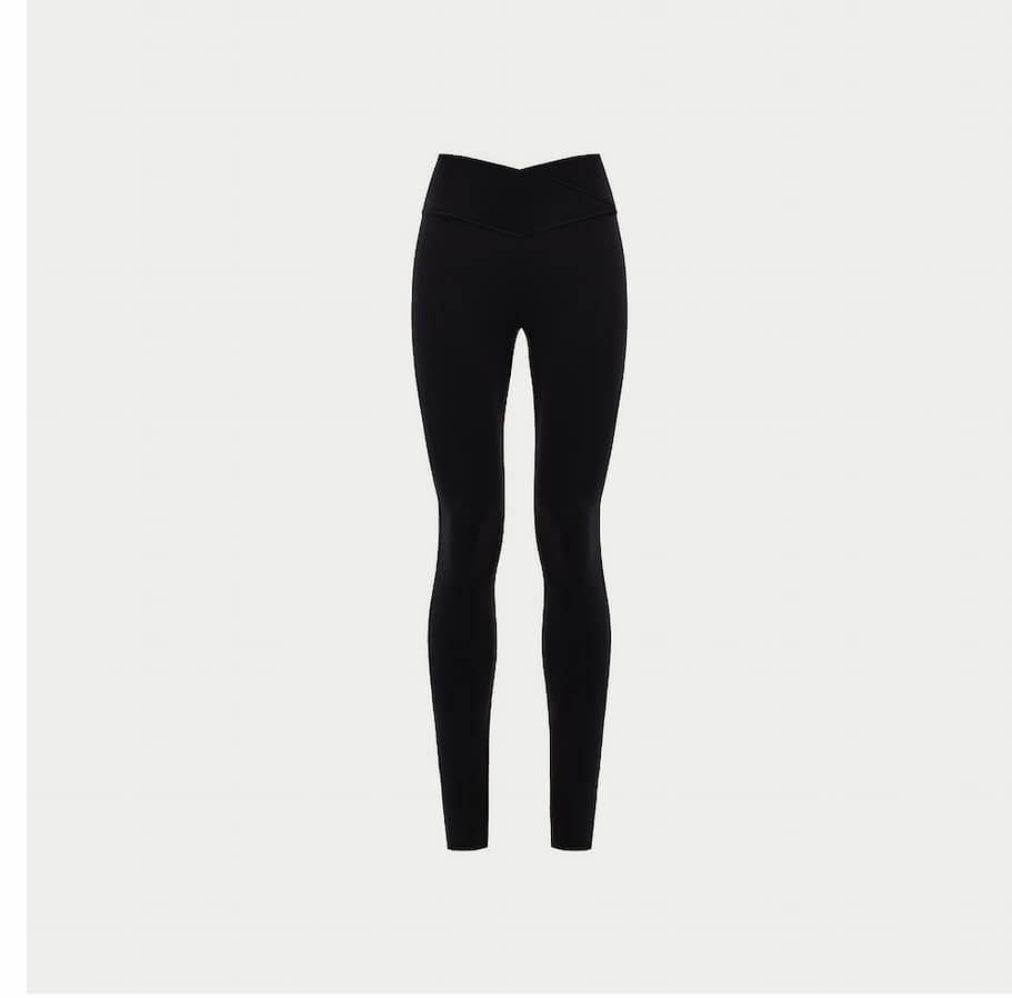 SCULPTING STRETCH CROSSOVER WAISTBAND LEGGINGS