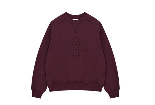 EMBOSSED SWEATSHIRT