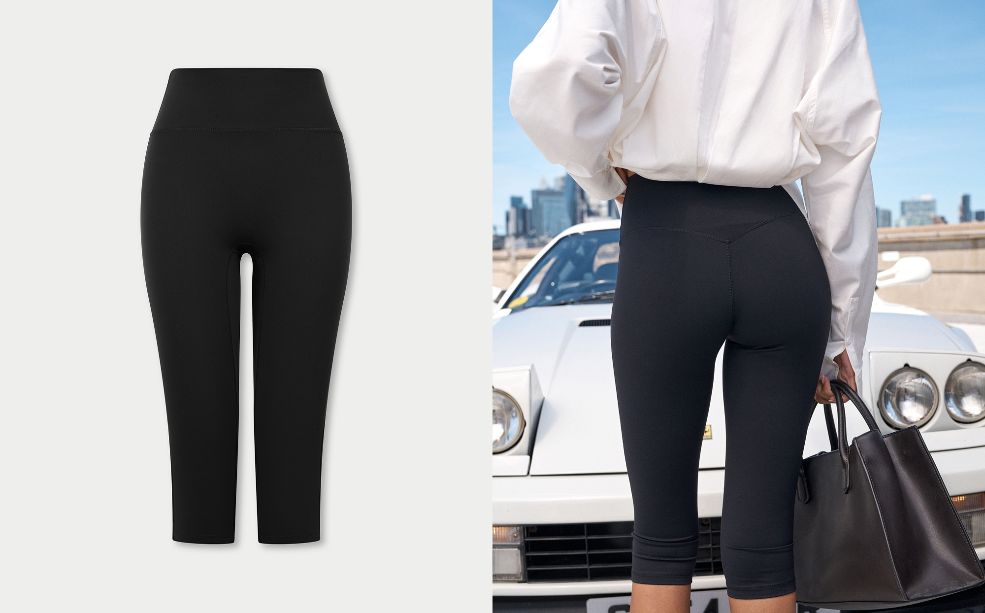 SCULPTING STRETCH CAPRI LEGGINGS
