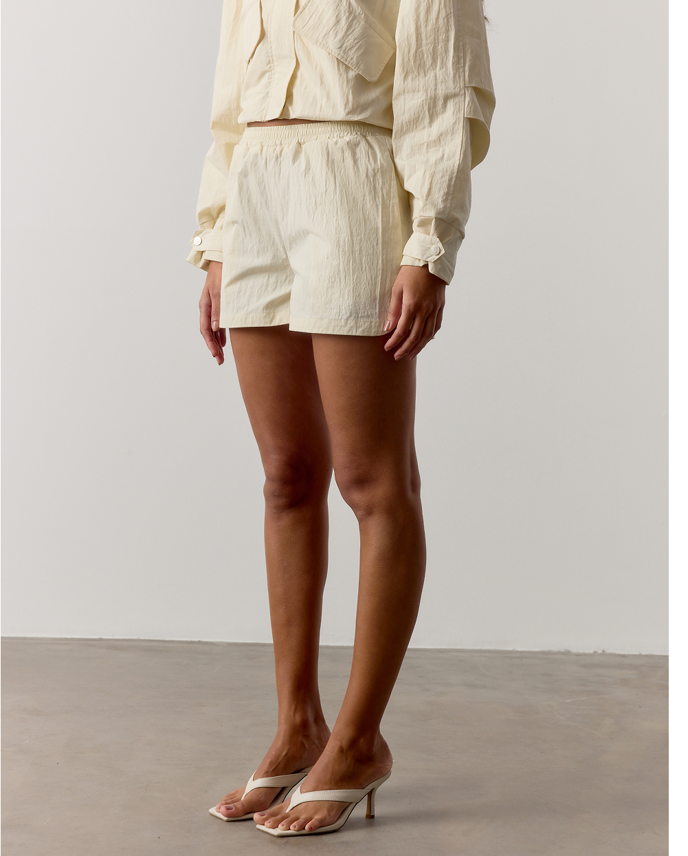 SHELL ELASTICATED SHORTS