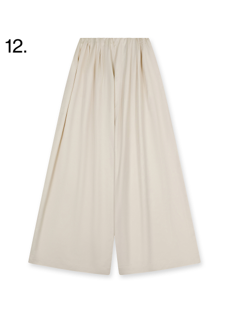 SATIN WIDE LEG TROUSERS