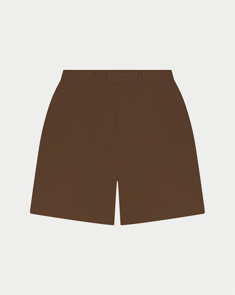 TEXTURED TAILORED SHORTS