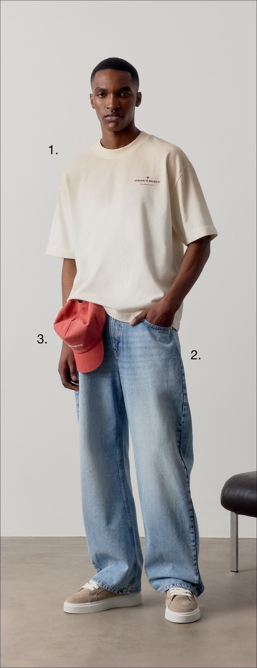 SPRAY WASH COPYRIGHT MULTI GRAPHIC T-SHIRT