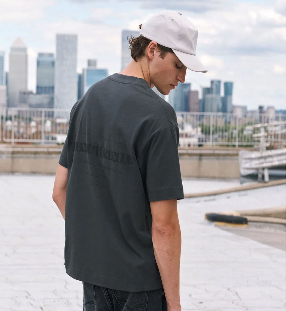 TONAL COPYRIGHT MULTI GRAPHIC T-SHIRT