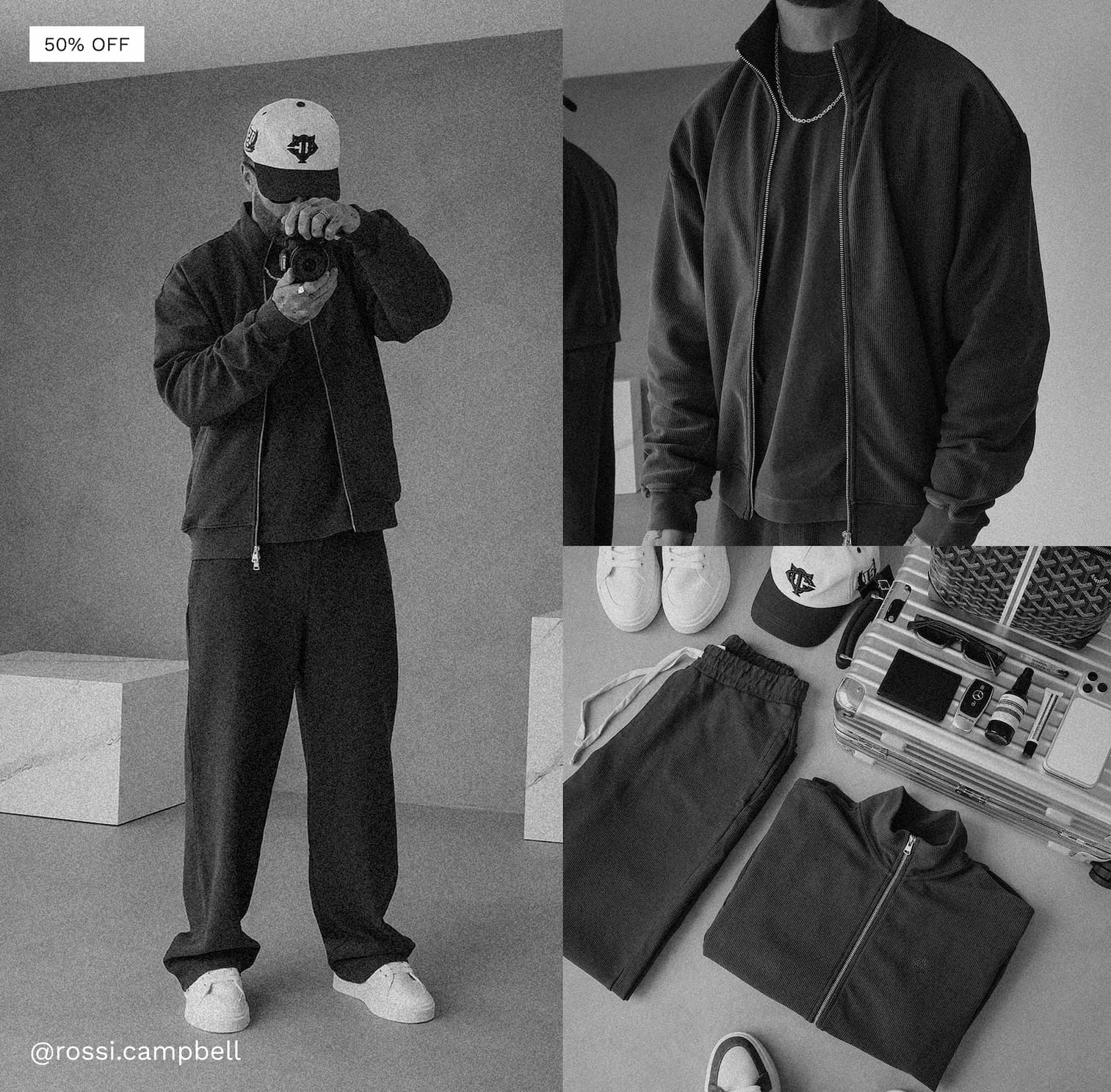 HEAVYWEIGHT WASHED RIBBED ZIP THROUGH FUNNEL NECK