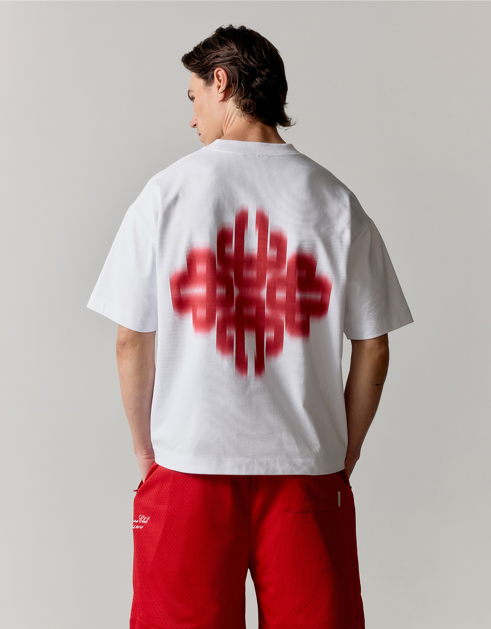 MOTION BLURRED EMBLEM T-SHIRT