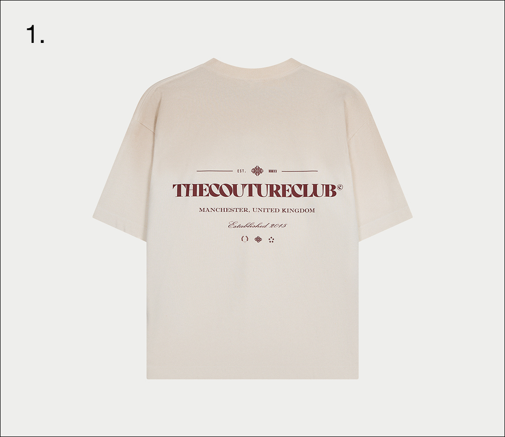 SPRAY WASH COPYRIGHT MULTI GRAPHIC T-SHIRT