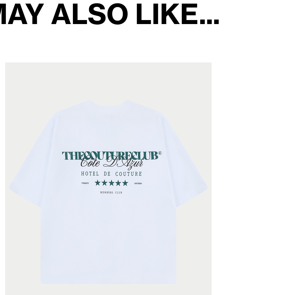 HOTEL DE COUTURE T-SHIRT