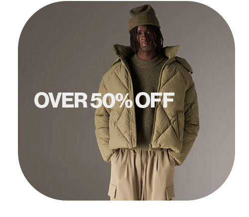 OVER 50 PER CENT OFF 