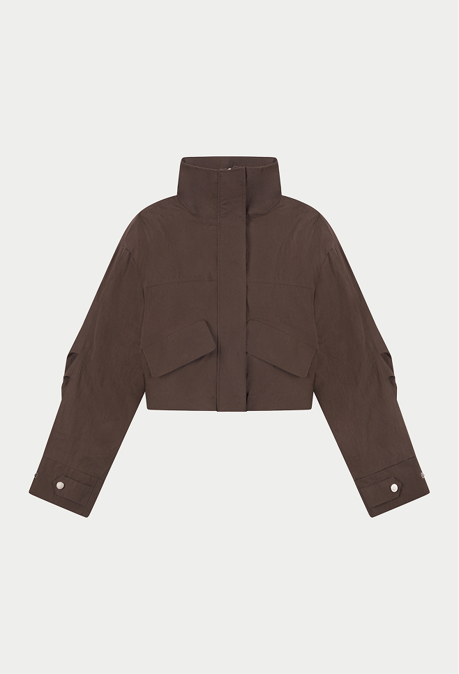 FUNNEL NECK SHELL JACKET
