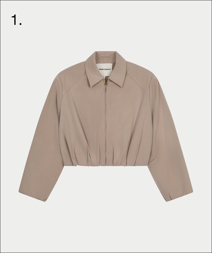 BALLOON HEM SMART JACKET