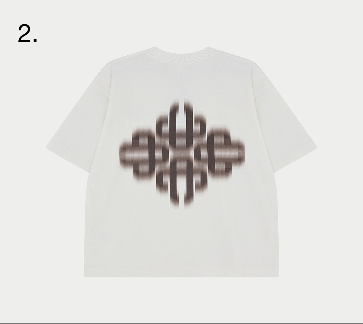 MOTION BLURRED EMBLEM T-SHIRT