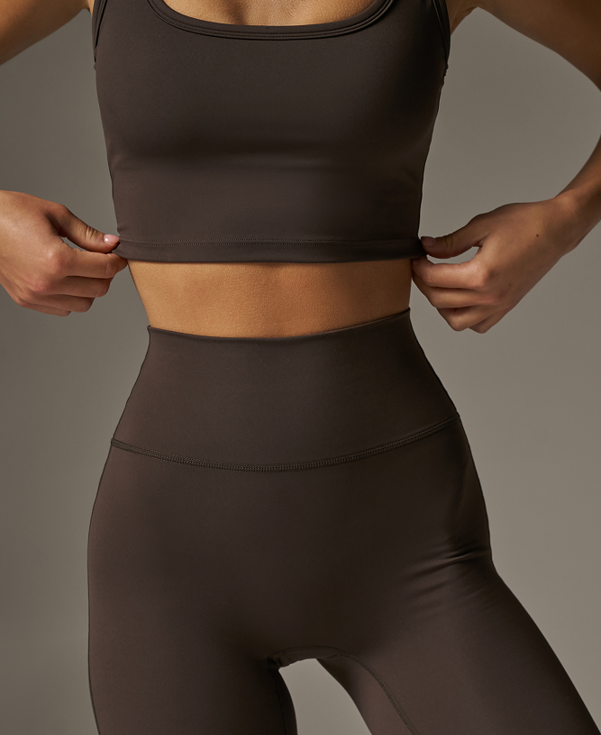 SCULPTING STRETCH EMBLEM LEGGINGS