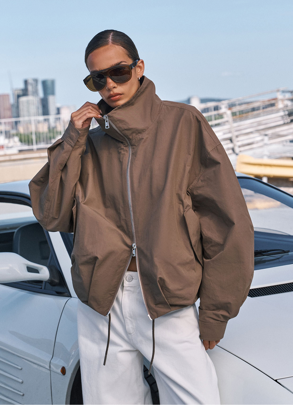 TECHNICAL FUNNEL NECK JACKET