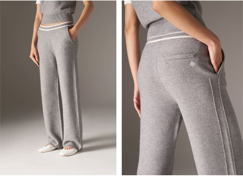 CONTRAST STRIPE KNITTED JOGGERS