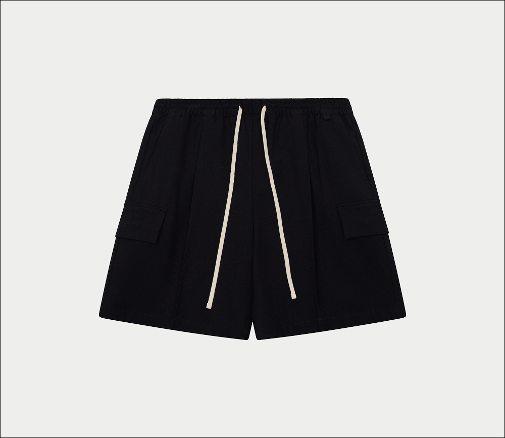 WIDE LEG SIDE POCKET SHORTS